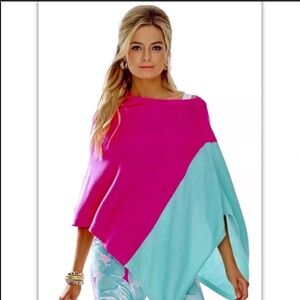 Lilly Pulitzer Colorblock Tassel One Size Sweater!